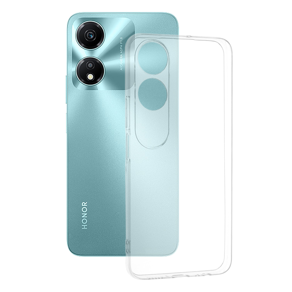 Techsuit - Clear Silicone - Honor X5 Plus - Transparent