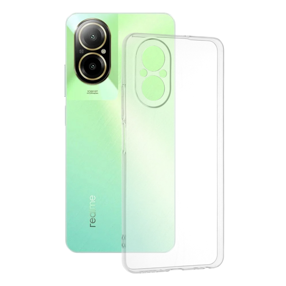 Techsuit - Clear Silicone - Realme C67 4G - Transparent