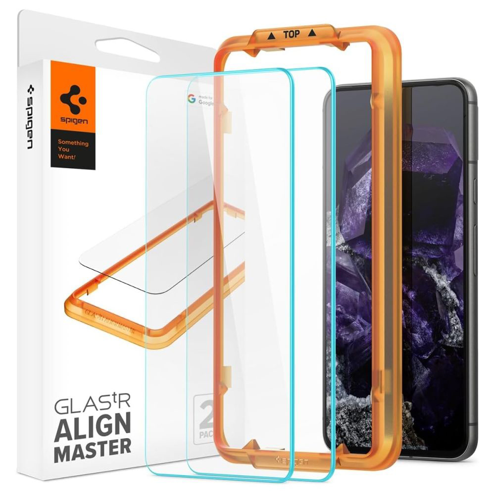 Spigen - Glas.tR Align Master (2 pack) - Google Pixel 8 - Clear