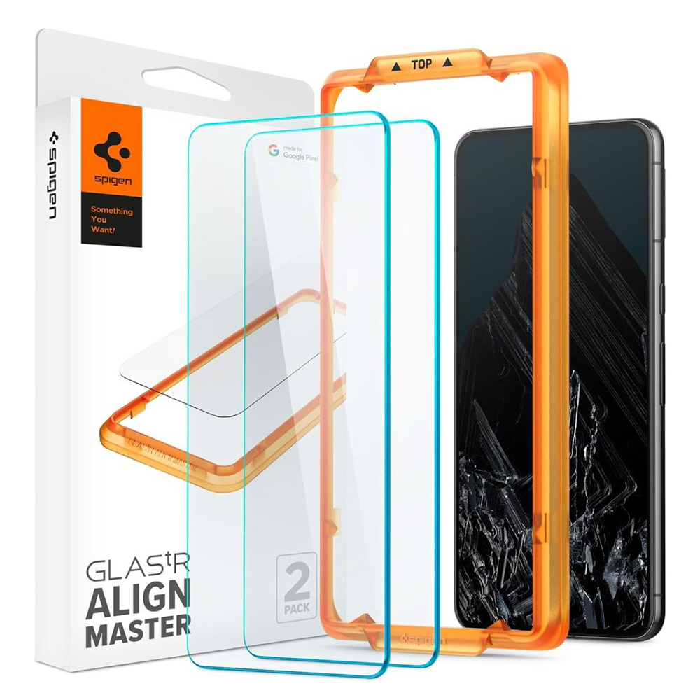 Spigen - Glas.tR Align Master (2 pack) - Google Pixel 8 Pro - Clear