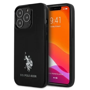 US Polo USHCP13LUMHK iPhone 13 Pro / 13 6.1" black/black hardcase Horses Logo