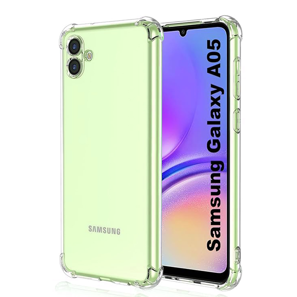 Techsuit - Shockproof Clear Silicone - Samsung Galaxy A05 - Clear