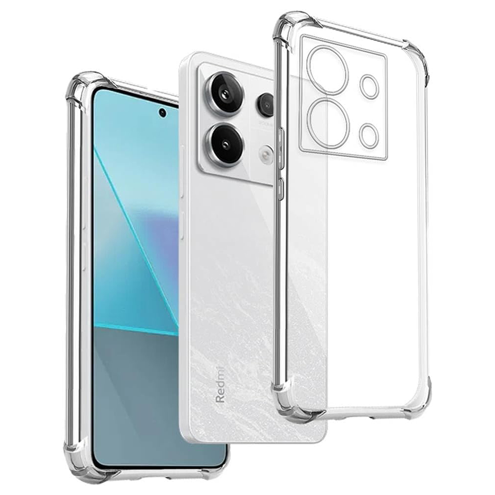 Techsuit - Shockproof Clear Silicone - Xiaomi Redmi Note 13 Pro 5G / Poco X6 - Clear