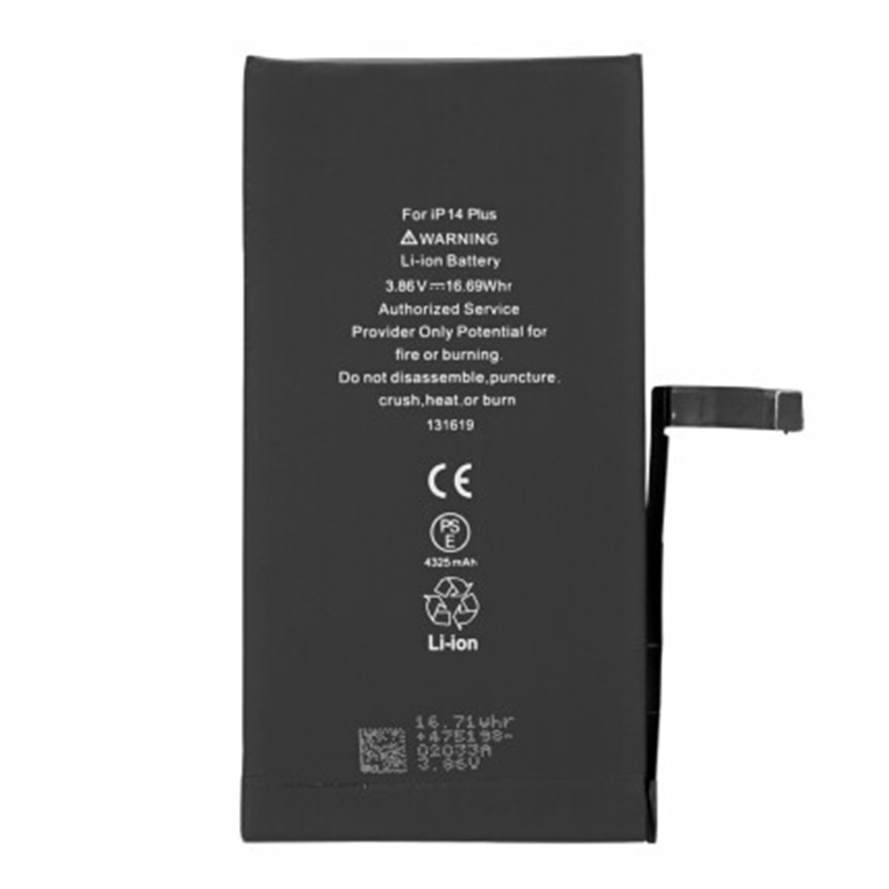 OEM - Smartphone Battery (19784) - iPhone 14 Plus - 4325mAh - Black