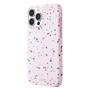 Uniq Coehl Terrazzo case for iPhone 13 Pro Max - pink