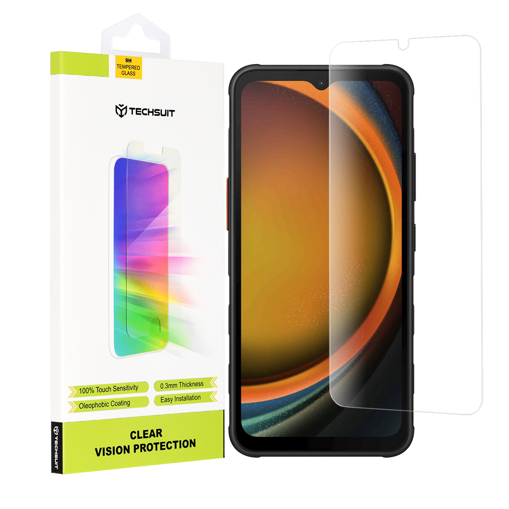 Techsuit - Clear Vision Glass - Samsung Galaxy Xcover7 - Transparent