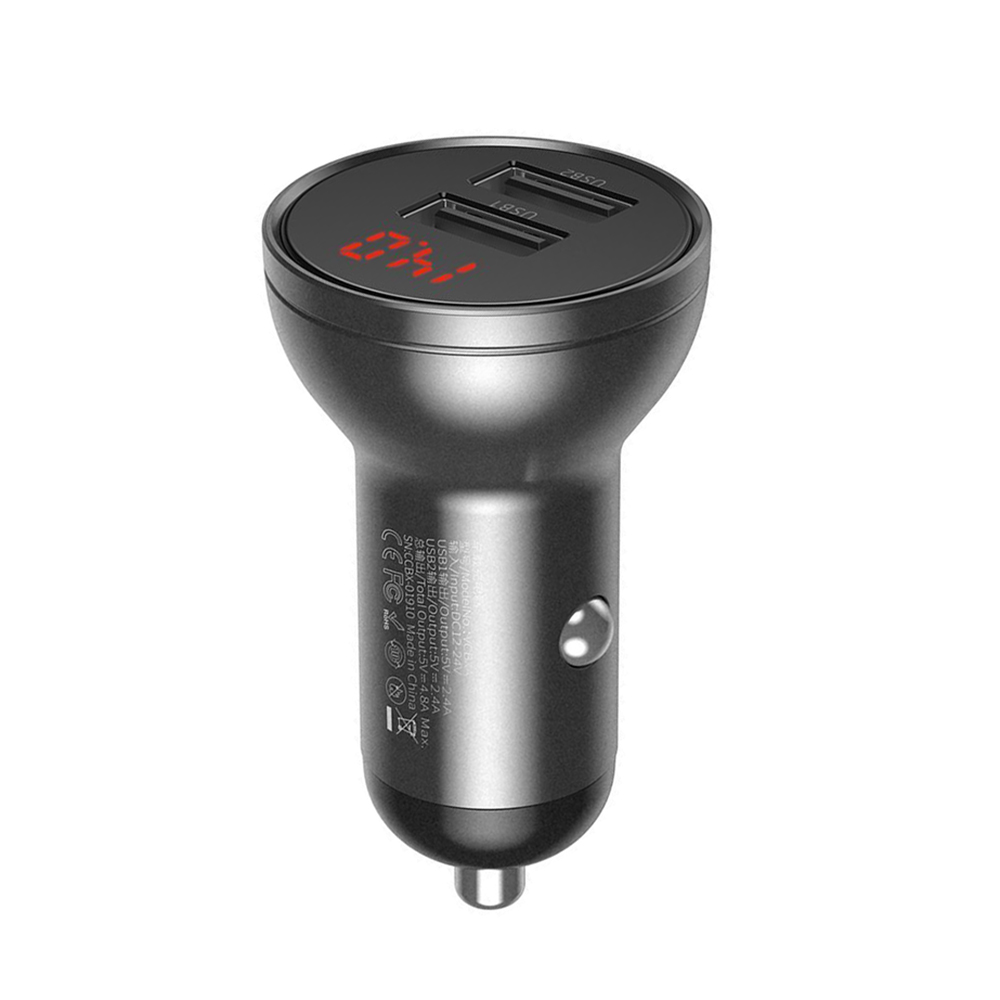 Baseus - Car Charger (CCBX-0G) - Digital Display