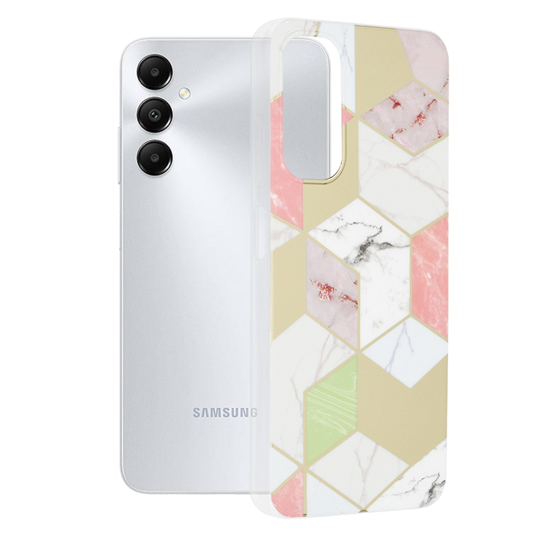 Techsuit - Marble Series - Samsung Galaxy A05s - Purple Hex