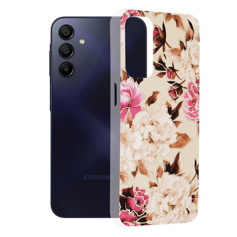 Techsuit - Marble Series - Samsung Galaxy A15 4G / A15 5G - Mary Berry Nude