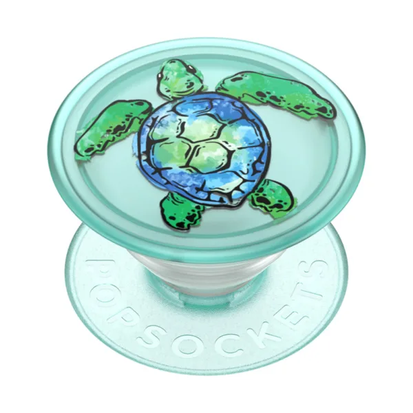 PopSockets - PopGrip - PlantCore Translucent Tortuga