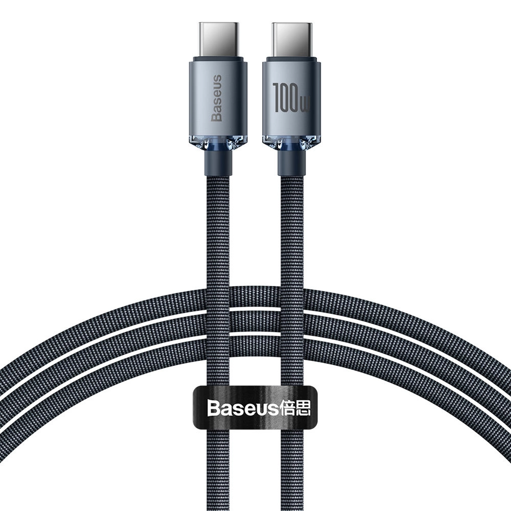 Baseus CAJY000601 USB-C - USB-C PD cable 100W 5A 480Mb/s 1.2m - black