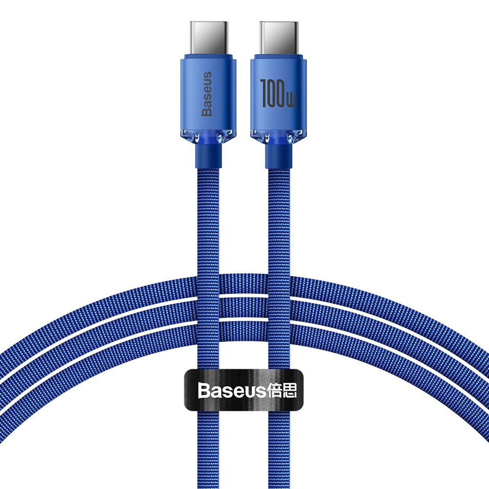 Baseus CAJY000603 USB-C - USB-C PD cable 100W 5A 480Mb/s 1.2m - blue