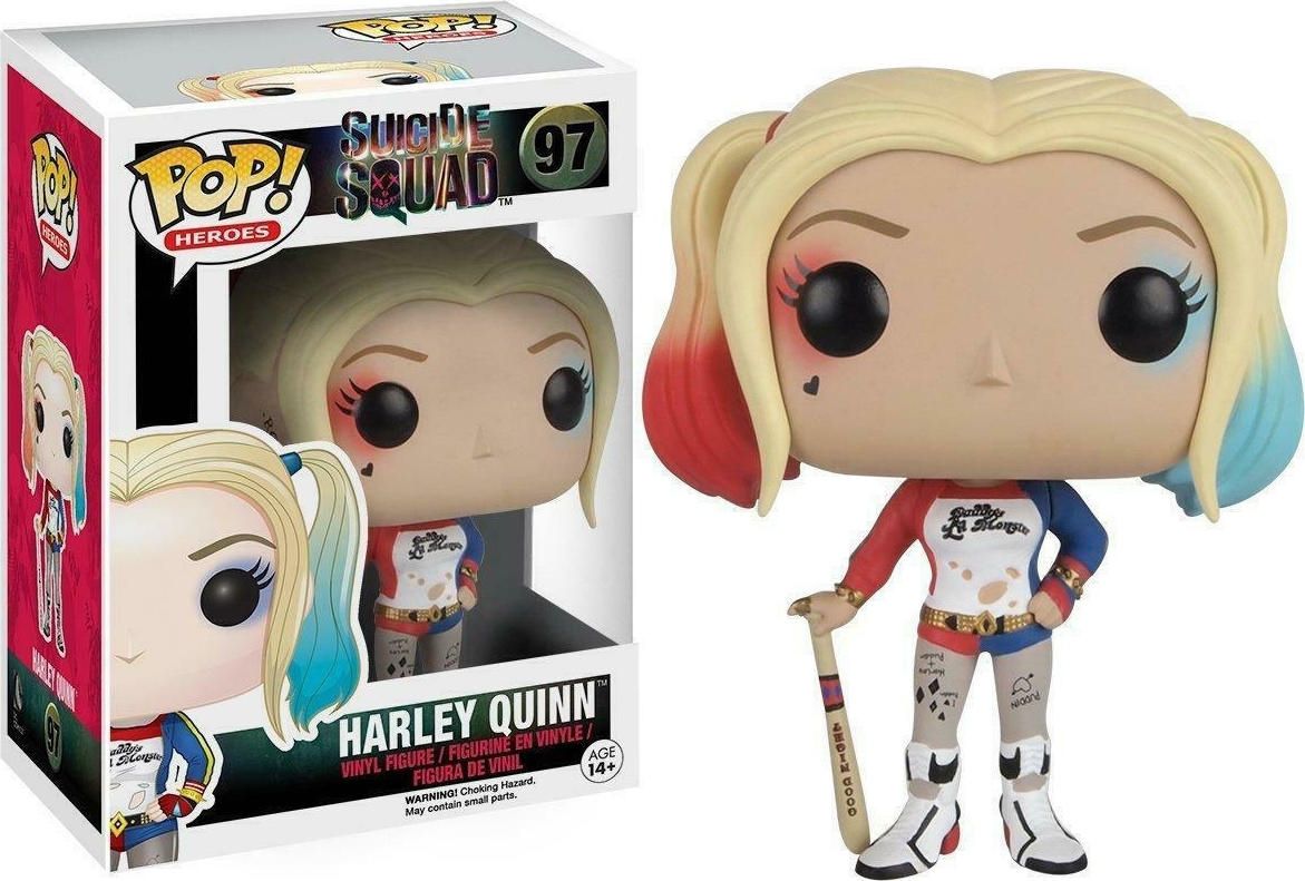 FUNKO POP! HEROES: SUICIDE SQUAD - HARLEY QUINN #97 VINYL FIGURE