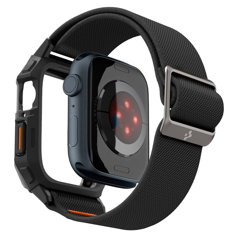 Spigen - Lite Fit "Pro" - Apple Watch 4 / 5 / 6 / SE / SE 2 / 7 / 8 / 9 (44 / 45mm) - Matte Black