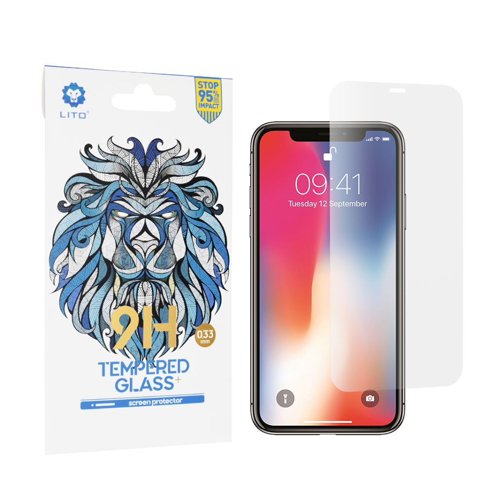 Lito - 2.5D Classic Glass - iPhone X / iPhone XS / iPhone 11 Pro - Clear