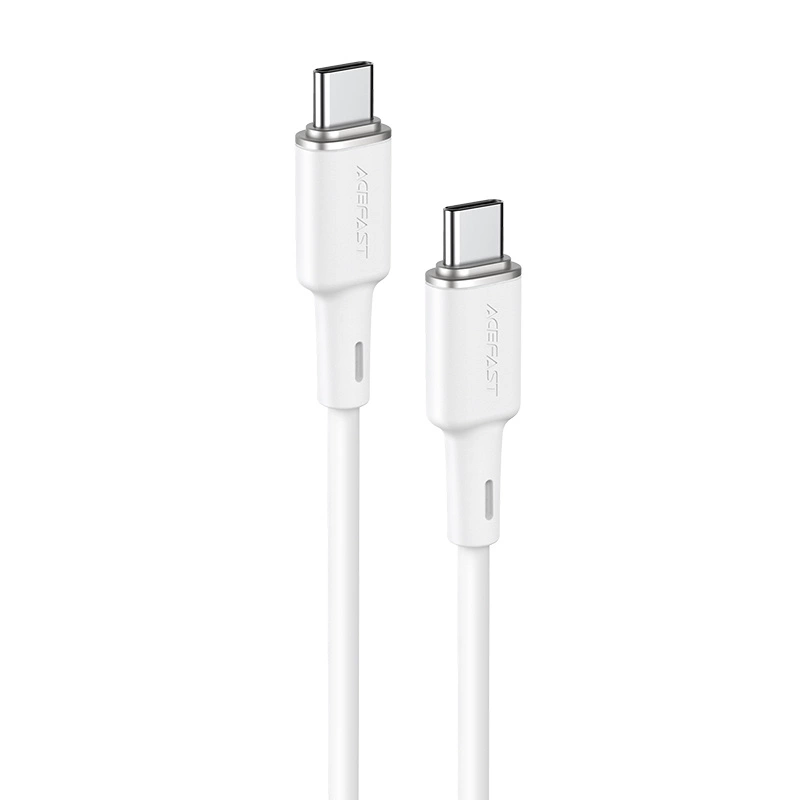 Acefast C2-03-CC USB-C - USB-C PD QC cable 60W 3A 480Mb/s 1.2m - white