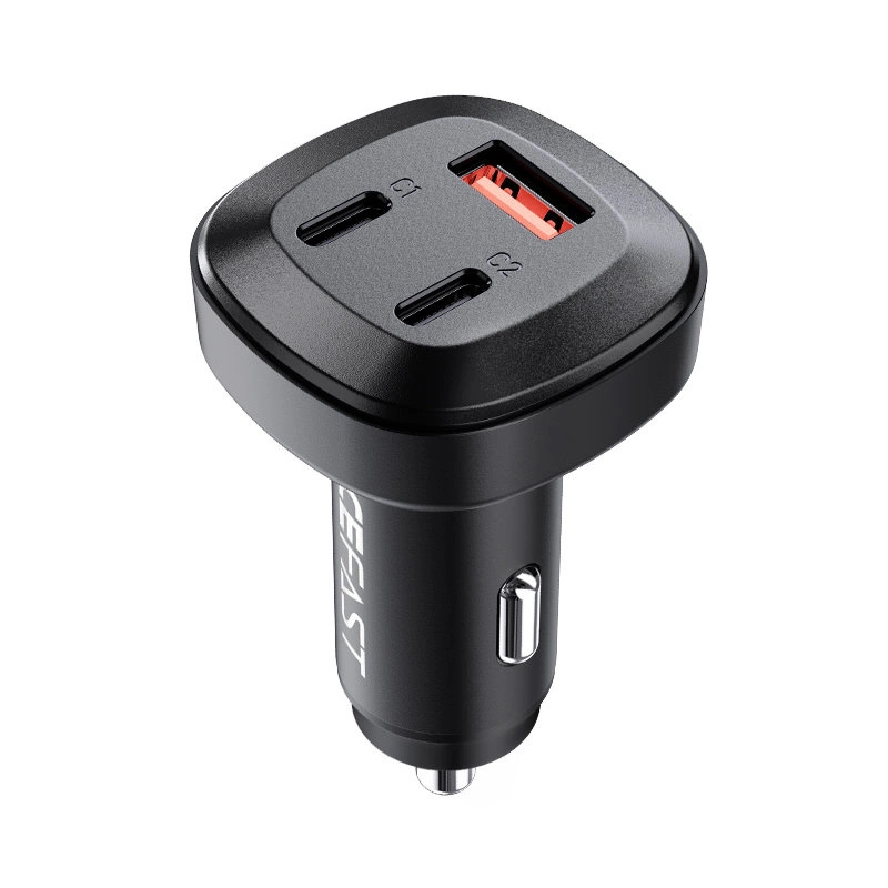 Acefast car charger 66W 2x USB Type C / USB