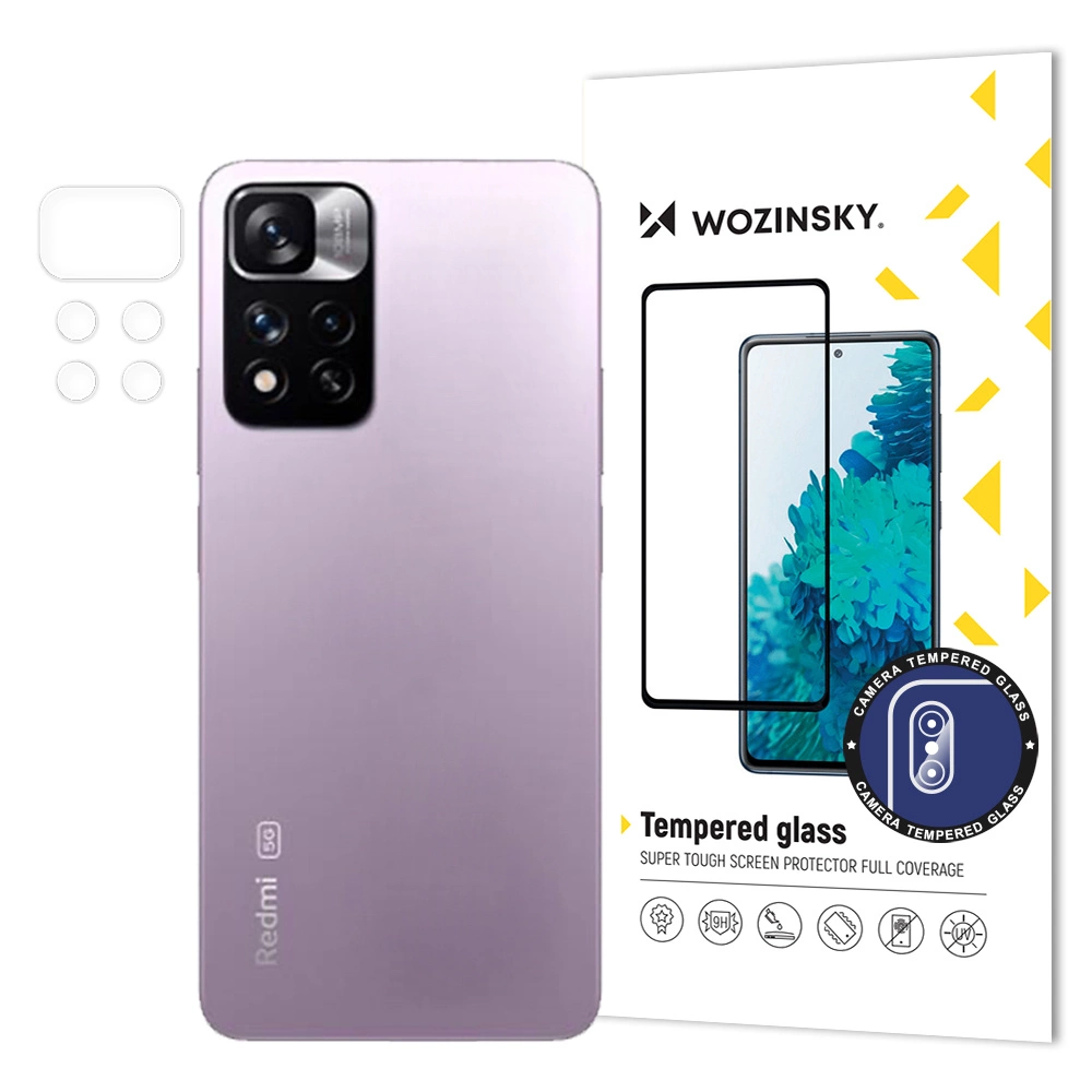 Wozinsky Camera Glass 9H Full Camera Tempered Glass for Xiaomi Redmi Note 11 Pro+ Camera