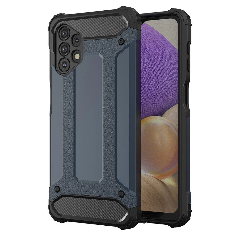 Hybrid Armor Case Tough Rugged Cover for Samsung Galaxy A73 blue