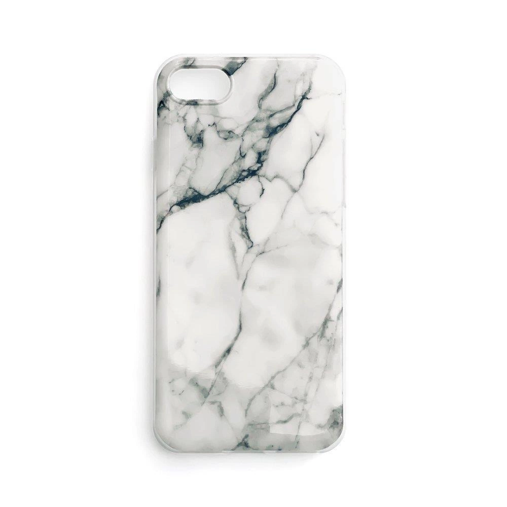 Wozinsky Marble TPU cover gel marble for Samsung Galaxy S22 Ultra white