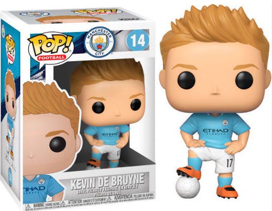 FUNKO POP! FOOTBALL: MANCHESTER CITY - KEVIN DE BRUYNE #14 VINYL FIGURE