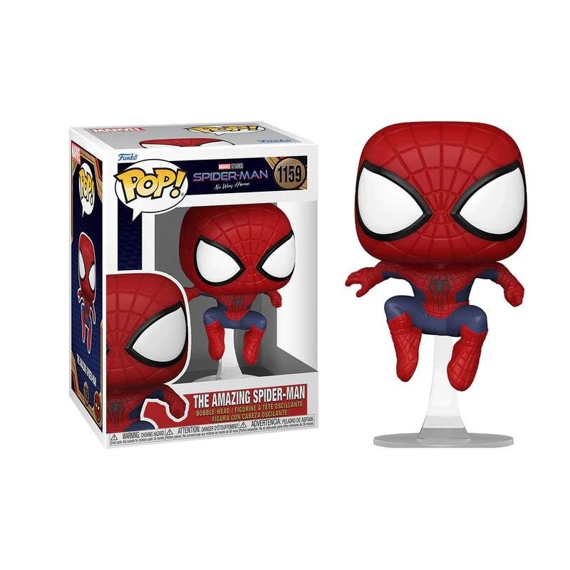 FUNKO POP! MARVEL: SPIDER-MAN NO WAY HOME - THE AMAZING SPIDER MAN (LEAPING) #1159 BOBBLE-HEAD VINYL