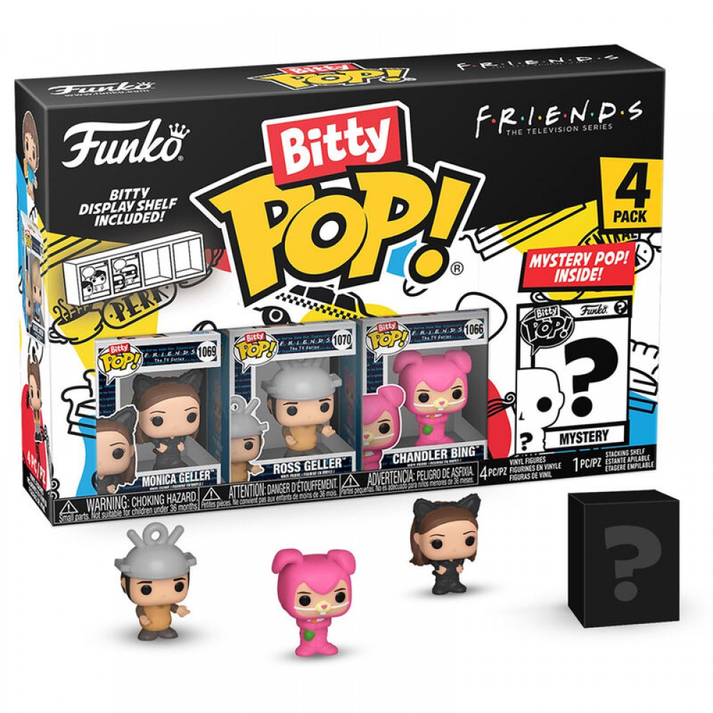 FUNKO BITTY POP! 4-PACK : MONICA GELLER AS CATWOMAN