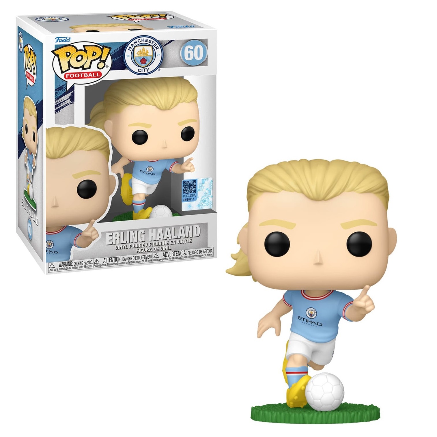 FUNKO POP! FOOTBALL: MANCHESTER CITY - ERLING HAALAND #60 VINYL FIGURE