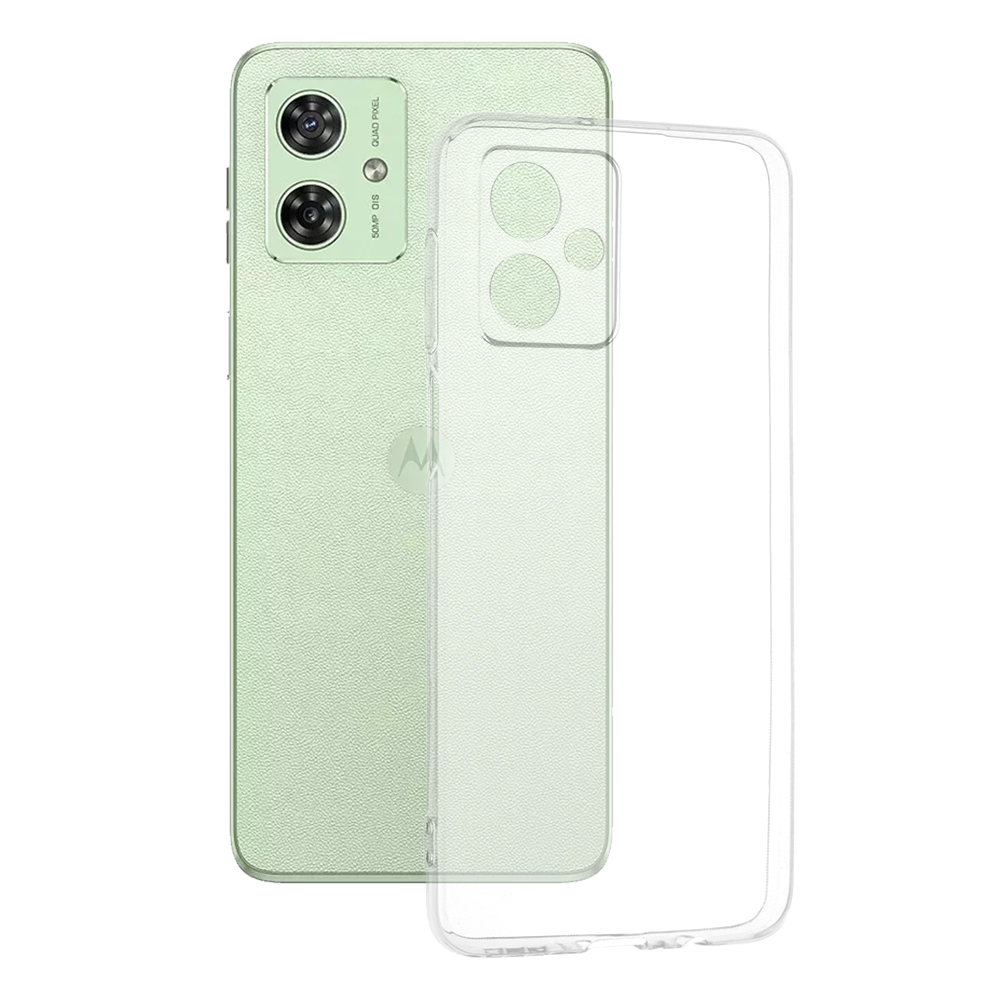 Techsuit - Clear Silicone - Motorola Moto G54 - Transparent