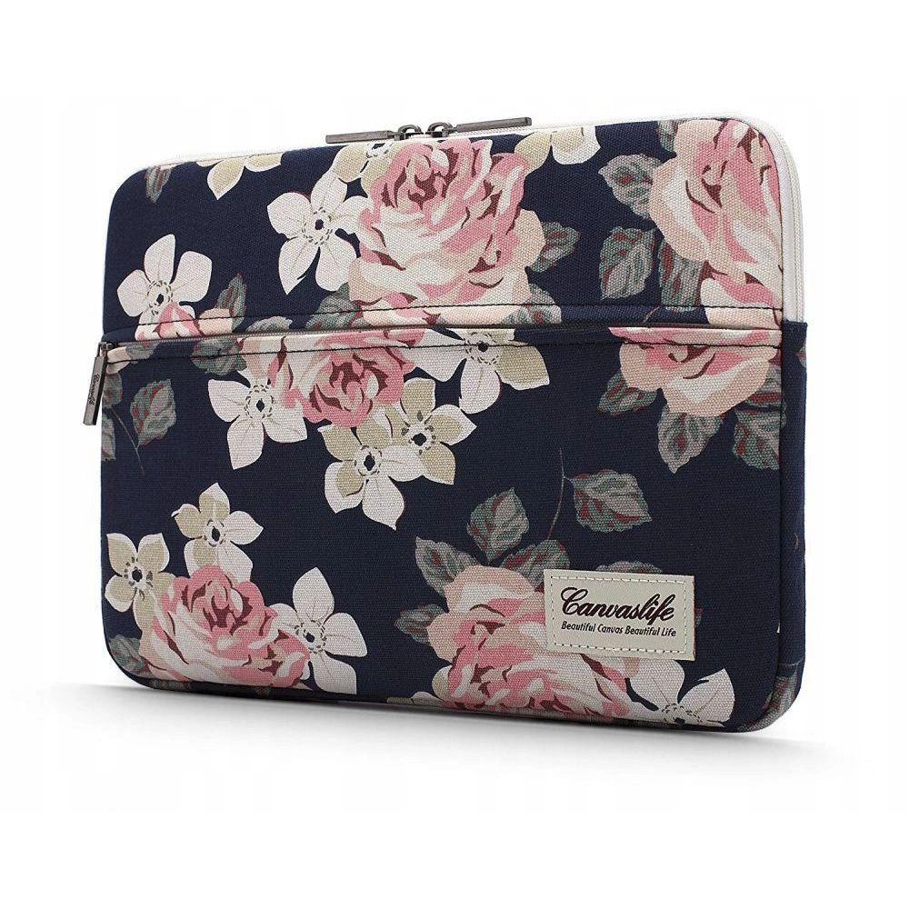 Canvaslife Sleeve for 13-14'' Laptop - Navy Blue and Pink