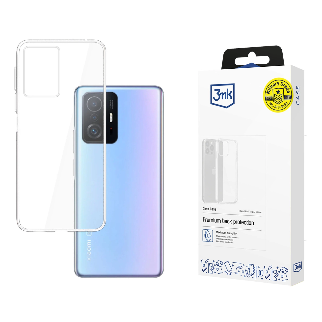 3mk Clear Case for Xiaomi 11T / 11T Pro - transparent