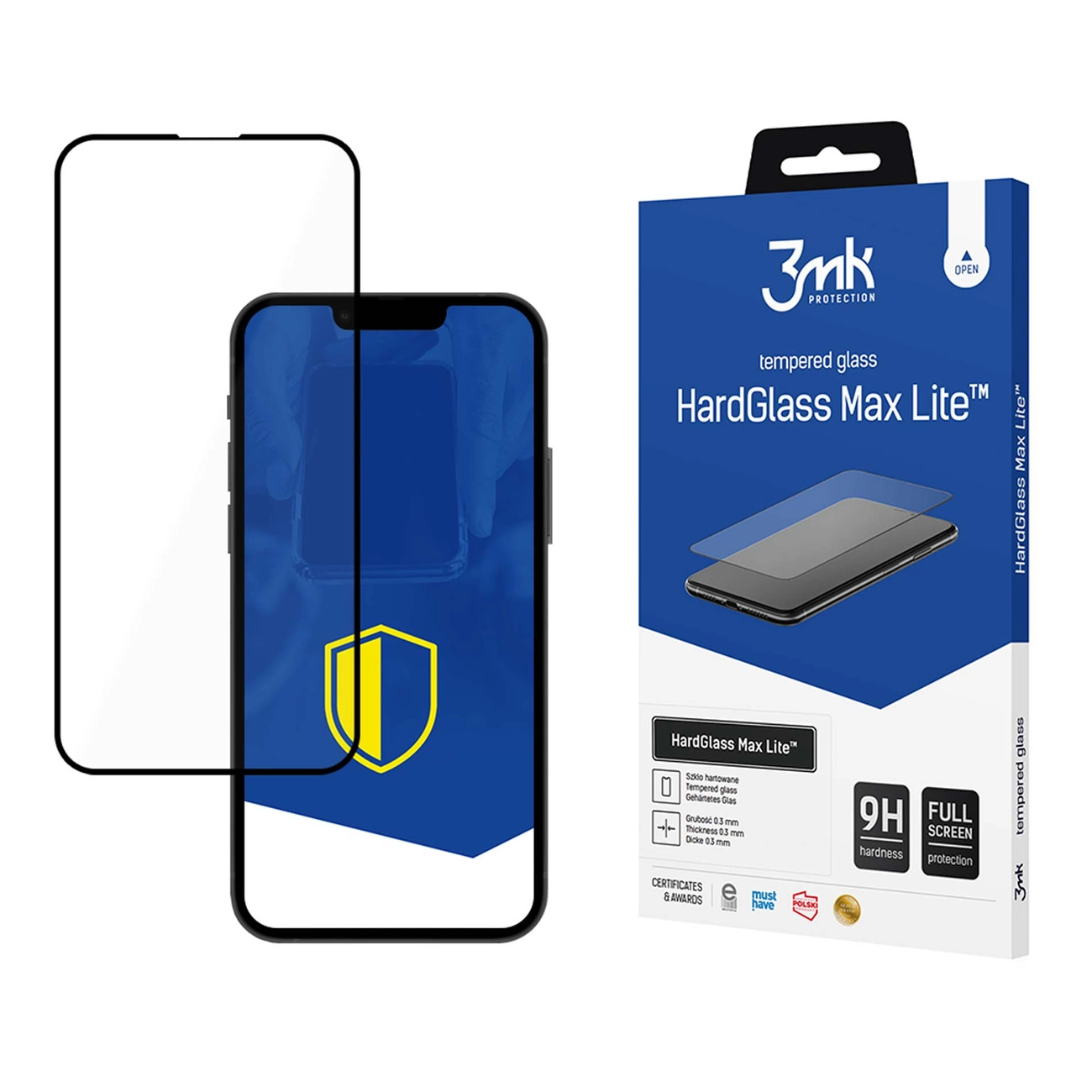 Tempered glass for iPhone 13 Pro Max 9H from the 3mk HardGlass Lite series