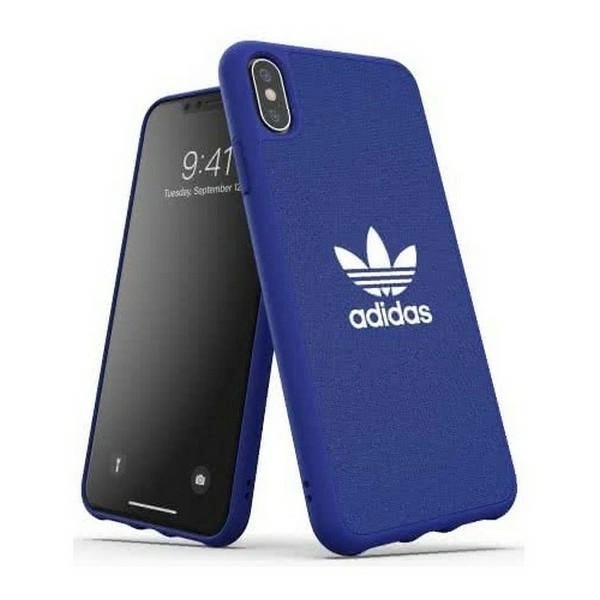 Adidas Moulded Case CANVAS iPhone Xs Max niebieski/blue 34960