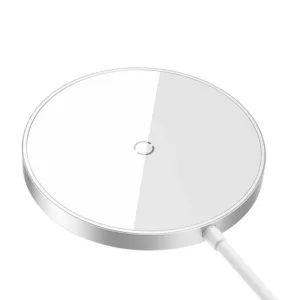 Baseus - Magnetic Wireless Charger Mini 3 (CCJJ040012) - 15W - Silver