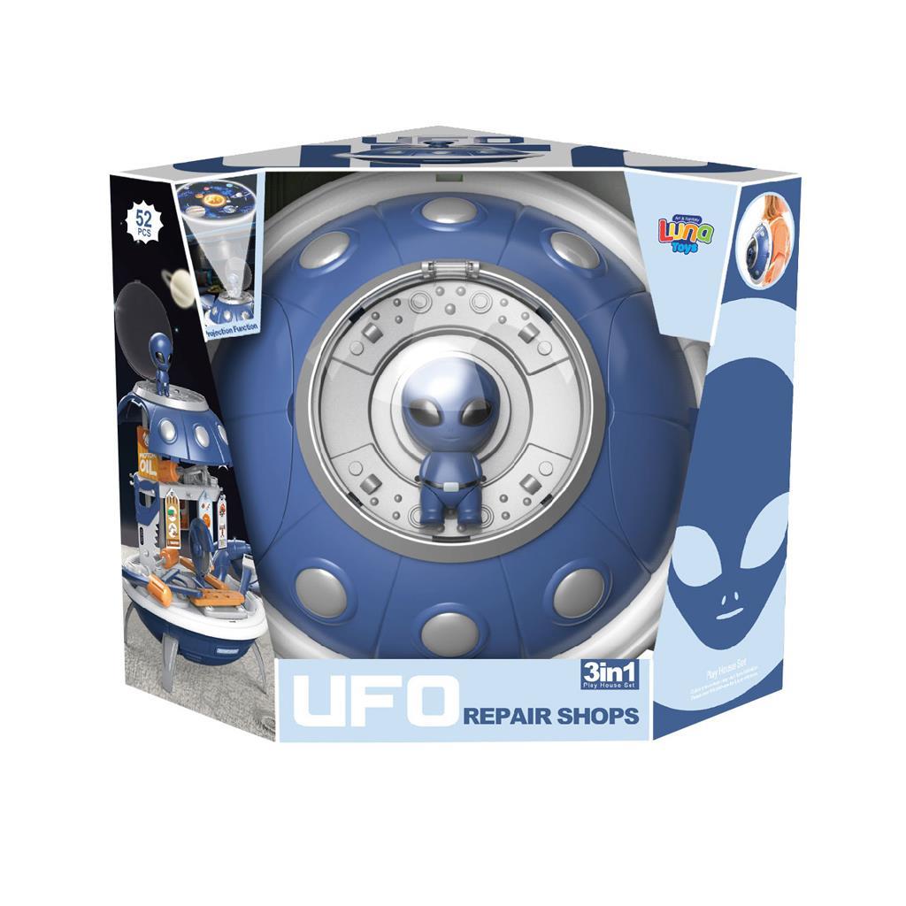 Βαλιτσάκι UFO με Εργαλεία Luna Toys 52 Τμx. 23x22x25 εκ.