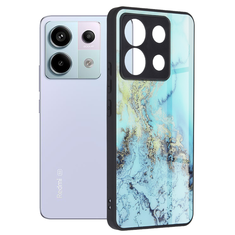 Techsuit - Glaze Series - Xiaomi Redmi Note 13 Pro 5G / Poco X6 - Blue Ocean