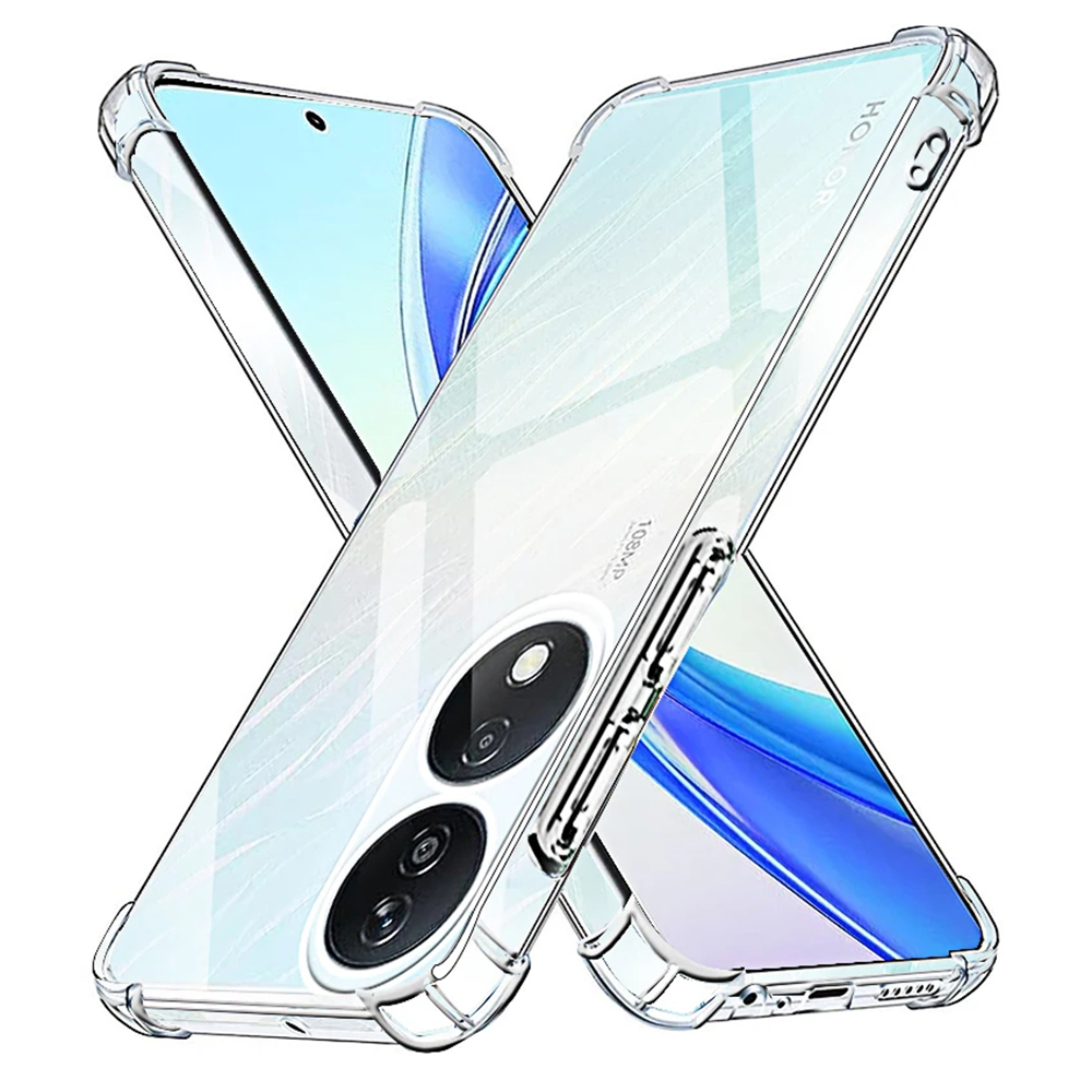 Techsuit - Shockproof Clear Silicone - Honor X7b / X7b 5G / 90 SMART - Clear