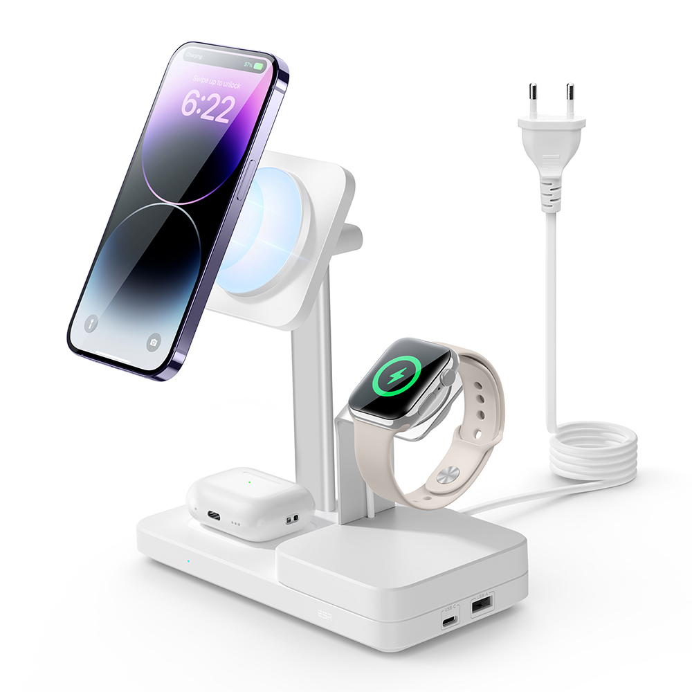 ESR - Premium 5in1 Wireless Charging Station HaloLock (6E004) - with GaN