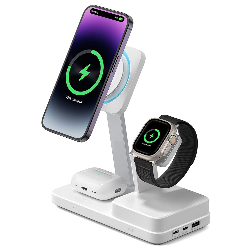 ESR - Premium 6in1 Wireless Charging Station HaloLock CryoBoost (6E007) - iPhone MagSafe