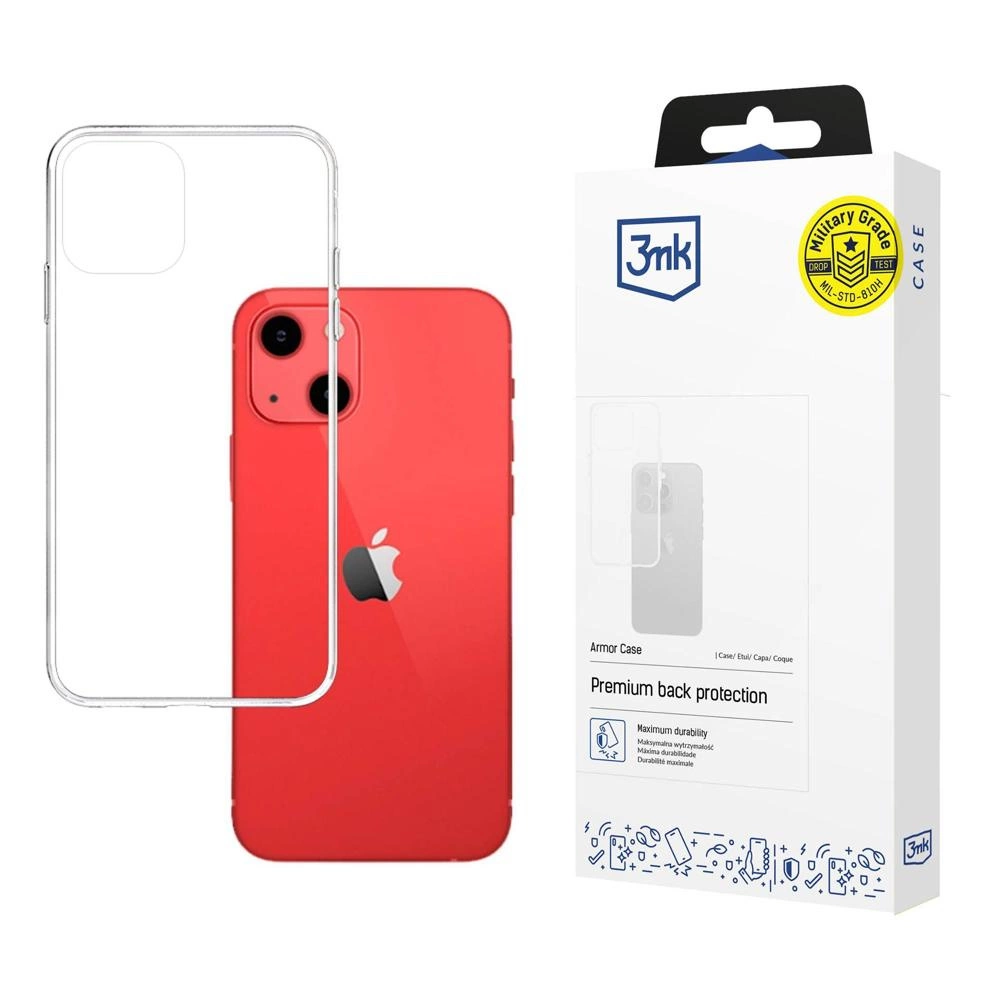 Case for iPhone 13 mini from the 3mk Armor Case series - transparent