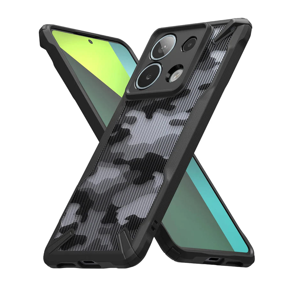 Ringke - Fusion X Design - Xiaomi Redmi Note 13 Pro 5G / Poco X6 - Camo Black