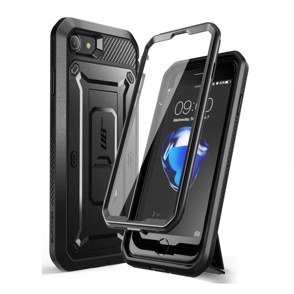 Supcase Unicorn Beetle Pro Case for iPhone 7 / 8 / SE 2020 / 2022 - Black