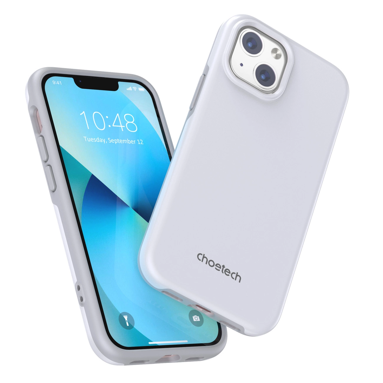 Choetech MFM Anti-drop case Made For MagSafe for iPhone 13 mini white (PC0111-MFM-WH)