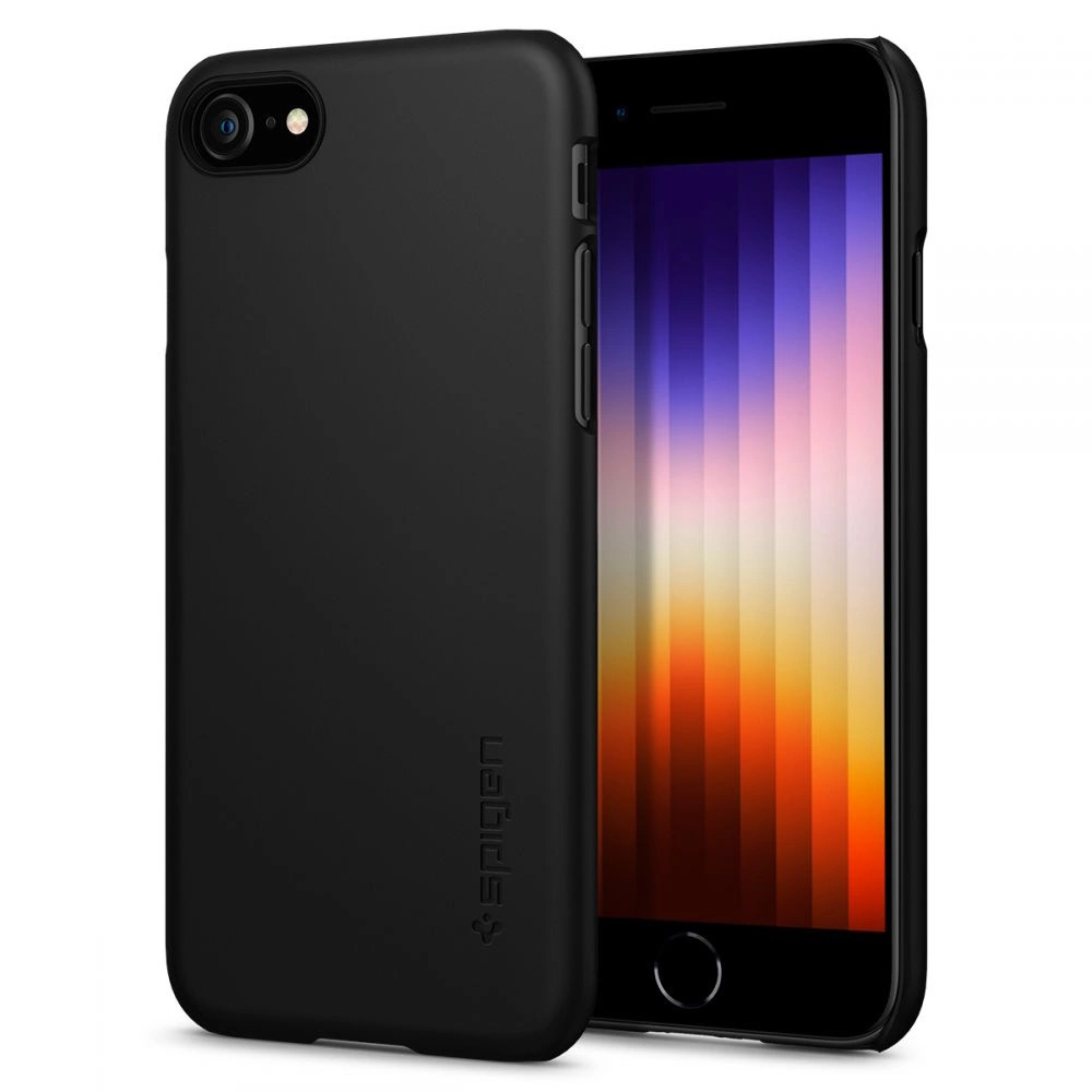 Spigen Thin Fit Case for iPhone 7 / 8 / SE 2020 / 2022 - Black