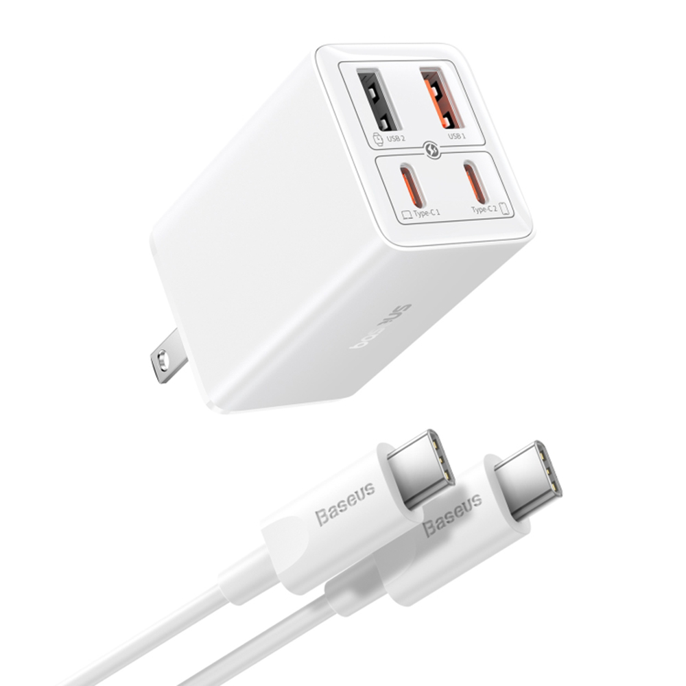 Baseus - [US Plug] Wall Charger GaN6 Pro (P10162702213-00) - 2x USB