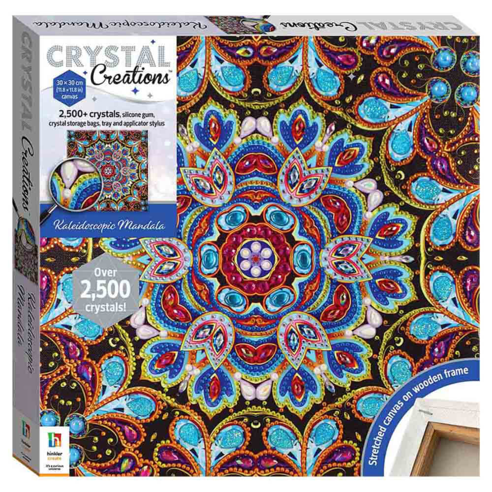 Crystal Creations Canvas: Kaleidoscopic Mandala