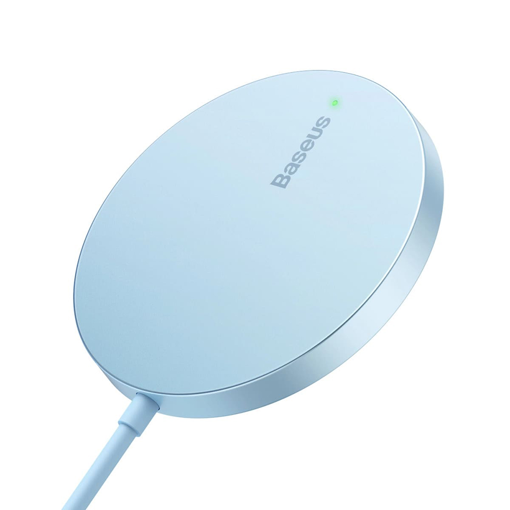 Baseus - Magnetic Wireless Charger Mini 3 (CCJJ040303) - 15W - Galaxy Blue