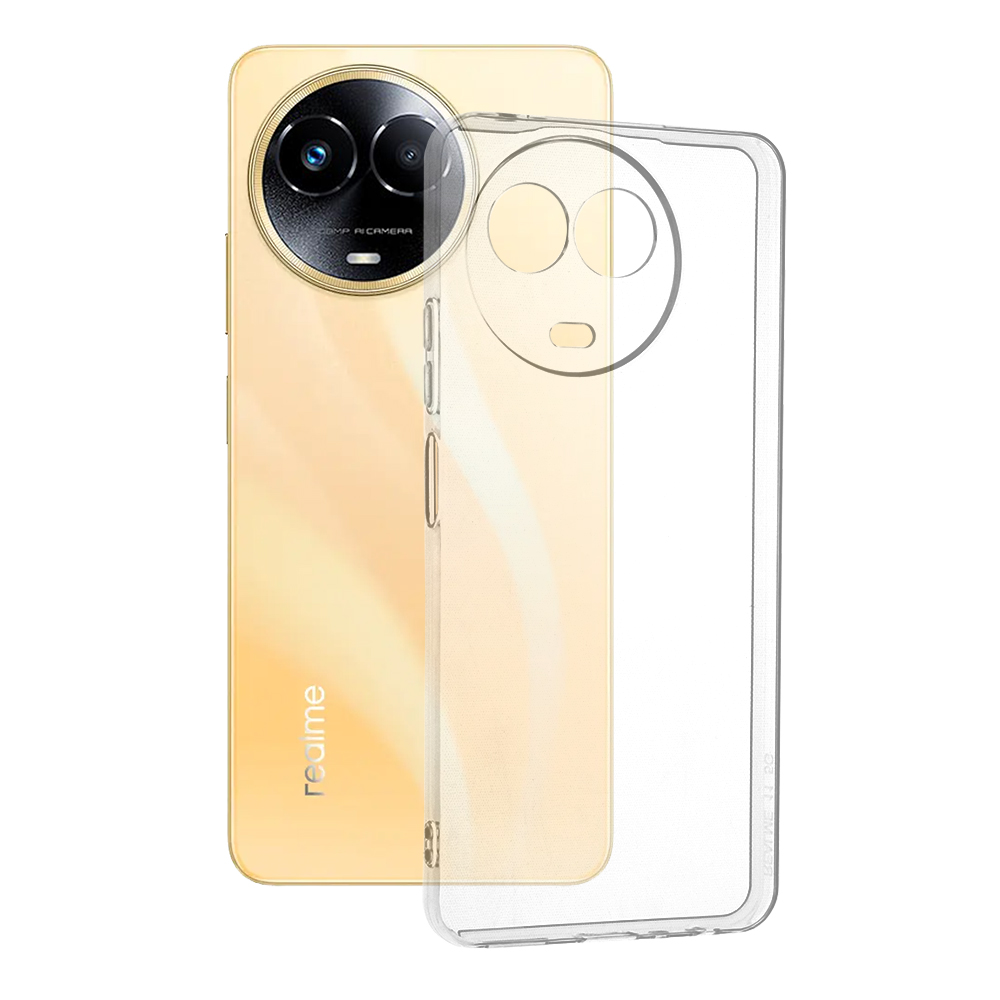 Techsuit - Clear Silicone - Realme 11 5G - Transparent