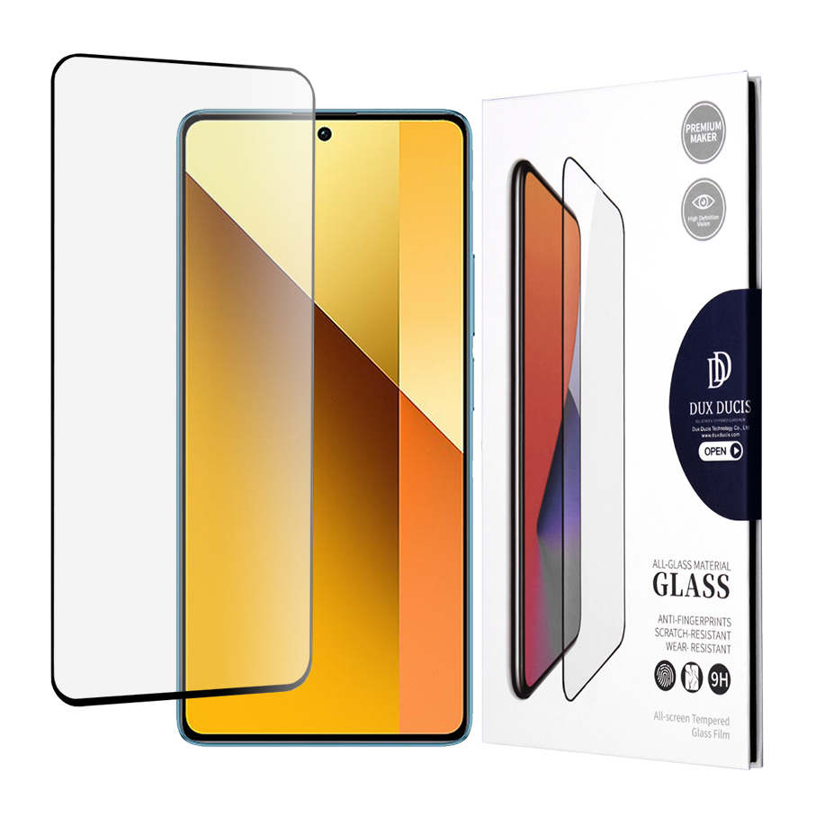 Dux Ducis - Tempered Glass - Xiaomi Redmi Note 13 4G / 5G / Note 13 Pro 4G / 5G / Poco M6 Pro 4G / Poco X6 - Black