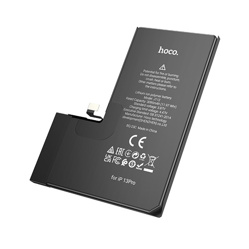 Hoco - Smartphone Built-in Battery (J112) - iPhone 13 Pro - 3095mAh - Black